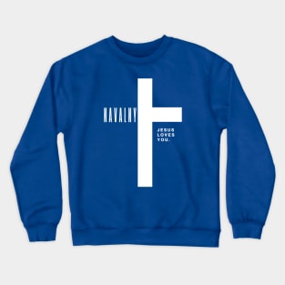 ALEXEI NAVALNY JESUS LOVES YOU Crewneck Sweatshirt